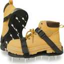 Lawn Aerator Shoes with Adjustable Straps - for Lawn Aeration or as Screed Shoes - Lawn Aerator Shoes as Perfect Aerator Lawn Tool - Medium