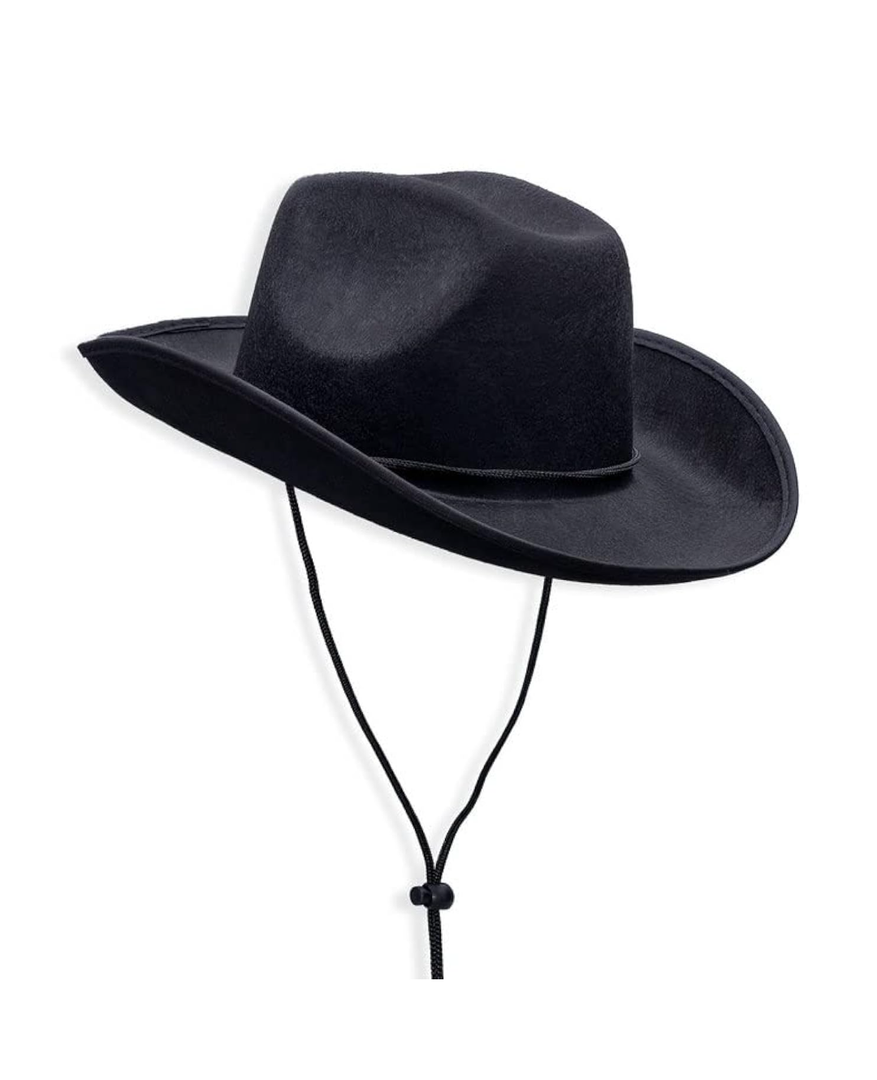 COLLECT PRESENT Plain Felt Cowboy & Cowgirl Hat for Men, Women, and Teens | Western Studded Cowboy Hat in Adult Sizes