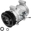 TadaMark Air Conditioner A/C Compressor with Clutch Fit for Toyota Tacoma 2.7L 4.0L 2005 2006 2007 2008 2009 2010 2011 2012 2013 2014 2015 2005-2015, Without Sensor1010835 1110835 1210835