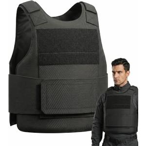Wild&Escape Tactical Vest for Men Adjustable Airsoft & Paintball Outdoor Gear, SizRelaxed