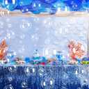 Soulchen 150 Pcs 5" and 8" Under The Sea Party Decorations Clear Bubble Garlands Mermaid Birthday Bobo Balloon Decoration Mermaid Birthday Decor for Summer Beach Ocean Party Supplies
