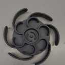 Slow Feeder Dog Bowls Insert,Third Generation upgradedSuper Firm Eating BowlCuttable for Large Breed and Medium Small Size Compatible with Regular Elevated Metal Glass Dog Bowl (Gray)