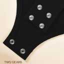 YOGINGO Women's Scoop Neck Sleeveless Bodysuits Backless Tank Top Body Suits for Womens Sexy Bodysuit Tops Leotards (Black, XL/XXL)