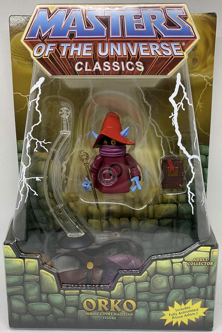 Mattel HeMan Masters of the Universe Classics SDCC 2010 San Diego ComicCon Exclusive Action Figure Orko Includes Prince Adam Color Changing Version!