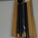 CorkLatta Black Shower Curtain Rod 31 to 80 Inch,1 Inch Diameter Adjustable Spring Tension Stainless Steel Telescoping Rod,Easy Install,No Rust