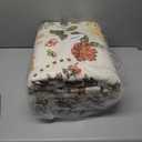 Vintage Floral 8x10 Area Rugs - Floral Washable Rug for Living Room Bedroom Dining Room Kids Playroom Home Decor Non Slip Carpet - Brown (Multi 35)