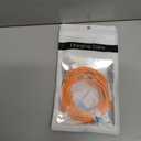 2Pack Multi Charging Cable Cord for Travel Essentials,Apple Watch Charger,iPhone Charger,[3-in-2] Type C/L Cable Portable Designed for iWatch,iPhone 17-8,Galaxy S25-21,AirPods,iPad-4FT Orange