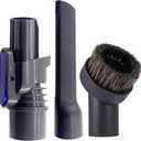 IX141 Pet Cordless Stick Vacuum Replacement for Shark IX141 IZ363HT IZ361H IZ462H IZ483H IZ362H IX140 IZ140 IX142 IZ162H,1.25" Horse Hair Brush Attachment Crevice Tool Adapter for D-Shaped Vacuum