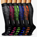 4 Pack Copper Compression Socks for Women and Men Circulation-Best Support for Medical,Running,Nursing,Athletic