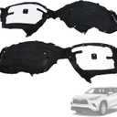 1 Pair Front Left & Right Side Inner Fender Liners TO1248240 538060E170 Compatible with Toyota Highlander 2020 2021 2022 2023 Replace TO1249240 538050E170, Wheel Liner Splash Shields Guard