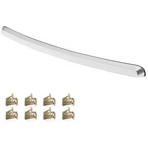 G-PLUS Hood Molding Trim Moulding Chrome Compatible with GMC Sierra 1500 2007-2013/ Sierra 2500 HD 3500 HD 2007-2010 Replacement for GM1235109 10385156 | Trim Molding Chrome Replacement GM1235109 10385156