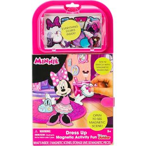 Tara Toys Disney Minnie Mouse Magnetic Dress Up  Wooden Doll Toy with Mix & Match Outfits & Storage Box  Pretend Play Set for Girls Ages 3