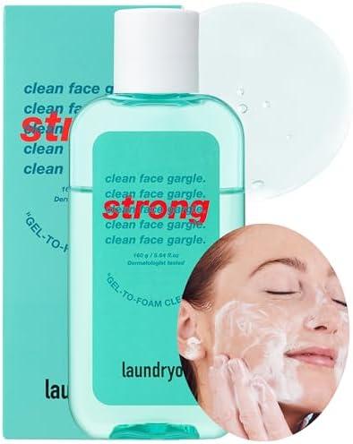 LAUNDRYOU Daily Deep Facial Gel-To-Foam Strong Cleanser with Pine & Lactobacillus Extract for Exfoliating Pore Refinement and Sebrum Control to Remove Makeup and Blackheads - (5.64 fl. oz), Set of 3