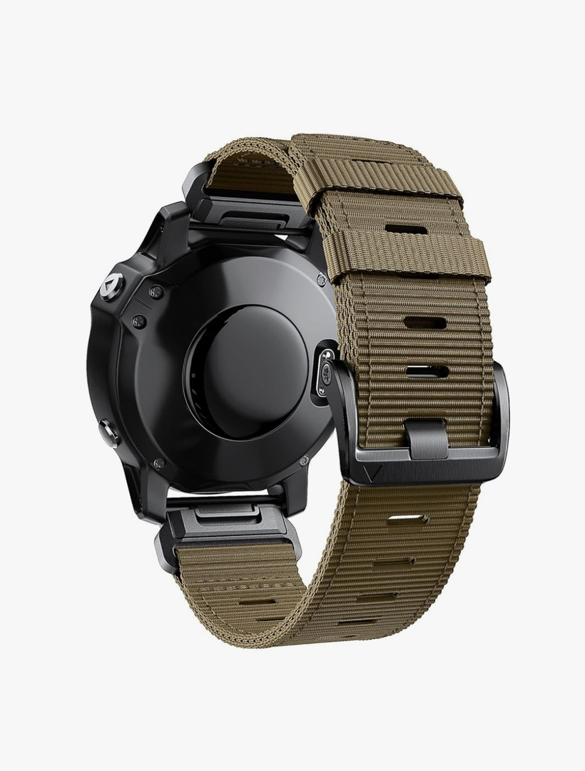 22mm Watch Band for Garmin, Super Rugged Quick Fit Nylon Sports Strap for fēnix/Forerunner/Approach/MARQ/quatix /D2 Series Replacement Band