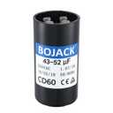 BOJACK 43-52 uf/MFD 250 VAC 20% 50/60 Hz CD60 Round Motor Start Capacitor