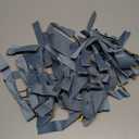 24 Pcs Velvet Bows Christmas Tree Ornaments Vintage Double Faced Velvet Ribbon Bows for Tree Garland Wreath Indoor Outdoor Xmas(5 x 7 Inch, Width of 1",Dusty Blue)