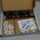 Homemory 6 Pcs Window Candles with Remote Timer Dimmer, Battery Operated Candlesticks with Holders and Suctions, White LED Christmas Candle for Window Xmas Holiday Decor