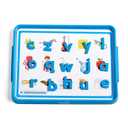 hand2mind Alphabet Word Work Small Group Set, Lowercase Magnetic Letters, Magnetic Letter Trays, Phonics Manipulatives, Phonemic Awareness Activities, Science of Reading Classroom Materials (Set of 6)