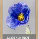 VNVNK 22.375x34 Frame Wood Color, Perfect for 22.375x34 Inch Poster without Mat, Horizontal or Vertical Wall Mounting, Home Decor Picture Frame-1 PC