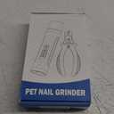 VIWIK Dog Nail Grinder, Dog Nail Trimmers for Large Medium Small Dogs & Cats, Super Quiet Electric Pet Nail Clippers Kit with Light, 2-Speed USB Rechargeable Pet Paws Grooming Tool Black