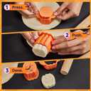 Halloween Cake Pop Molds - Cookie Cutters Set, Pumpkin & Ghost Cake Pop Cutter and Pusher, 3D Printed Chocolate Mold Press for Party Treats, Cake Pop Kit Baking Molds for Desserts