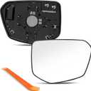 Passenger Side Mirror Replacement for Honda Civic 2016 2017 2018 2019 2020 2021, Honda Envix 2018-2022, Honda Crider 2019-2022 - Right Side Mirror Glass, Chrome, Power Heated