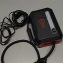 R8 Tire Inflator Portable Air Compressor, DC 12V Air Compressor Portable with Large Dual Digital Screen, 3X Faster Inflation Air Pump for Car, Bike, Ball, Motor (Red)