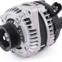 Alternator Generator Compatible with Honda Odyssey V6 3.5L 2014-2017,AC generator Replace# 31100-RV0-A11 31100-RV0-A12 11775 (12V 130A)
