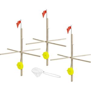 Celsius Multi 3 Pack Tip-Up with Tackle, One Size