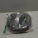 BUYUE Travel Neck Pillows for Airplanes, 360° Head Support Sleep for Long Flight, Skin-Friendly & Breathable, Kit with 3D Contoured Eye Mask, Earplugs and Storage Bag (Adult, Grey, 90+ lbs)