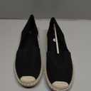 Women's Flats Shoes,Breathable Black Espadrilles Flats,Black and White Slip on Shoes(Lightweight and Soft) (9)