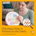 Bradove Classic Embroidery Stitches Practice Kit, Embroidery Kit for Beginners, Beginner Embroidery Kit for Adults, Hand Embroidery Kit for Kids, Stitches Kit