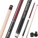 Kuntu Yimu Heavy Hitter 3-Piece Jump Break Cue Stick, 23oz Heavy Jump Break Pool Cue,58 inch Canadian Hard Maple Break Cue, 13mm bakelite tip for Explosive Breaks and Effortless Jumps.