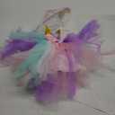 GIFTINBOX Girls Unicorn Princess Dress Unicorn Costume for Girls 3Y Halloween Costumes For Girls Toddlers Birthday Party 