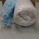 Side Sleeper Pillow for Neck and Shoulder Pain Relief, Cervical Neck Support Pillow for Side Sleepers, Cooling Shredded Memory Foam Pillows for Hot Back Sleepers, Adjustable Curved Queen Bed Pillows (Queen (1 Count), Crescent White(cooling))