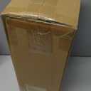 Citylife 1.3 QT 10 Pack Small Storage Bins Plastic Storage Container Stackable Box with Lids for Organizing, Clear White