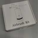 Airbrush Kit With Compressor - 48PSI Rechargeable Cordless Non-Clogging High-Pressure Air Brush Set with 0.3mm Nozzle and Cleaning Brush Set for Nail Art, Makeup, Painting, Cake Decor (Champaign Gold)