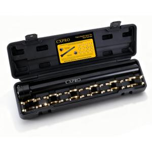 Inner Tie Rod Removal Tool Kit, Inner Tie Rod Tool Set with 12 Crowfoot Adapters 1/2 Inch Drive Tube for Tie Rods Remove & Install Cars