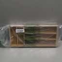 Small Silverware Organizer, Bamboo Kitchen Drawer Cutlery Organizer, Utensil Holder, Flatware Organizer Tray (14.2"x6.7"x1.6")
