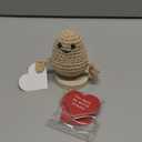 Gift for Him and Her - Handmade Crochet Potato with 30 Fun & Romantic Signs | Cute Present for Birthday, Valentines Day, Anniversary, Gifts for Girlfriend, Boyfriend, Wife, Husband | Anniversary Cards