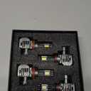 SEALIGHT S7S // 9005/HB3 Light, 120000LM Brightest Bulbs, 6500K White, Easy Installation,10 Years Lifespan, Plug-N-Play, 4 Pack