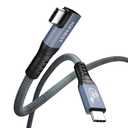 5 x USB C Monitor Display Cable 3.3ft, 240W USB4 / Thunderbolt 4 Cable, 8K@60Hz 4K@144Hz HDR Video, 40Gbps Data & PD 3.1 Charging for MacBook M1/M2, Mac mini, SSD, Dock