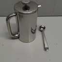 Ziruma Non-Toxic French Press, Surgical Stainless Steel Coffee Press, Plastic-Free, Heavy Metal-Free, No Endocrine Disruptors, 34 Oz, Double Wall, 4-Layer Filter, Portable Coffee Maker