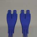 ARSUNOVO Racetrack Connectors Compatible with Hot Wheels,Hotwheels Track Builder,Booster,Curved Track Pieces,Parallel Shape 1 Packs, Set of 2