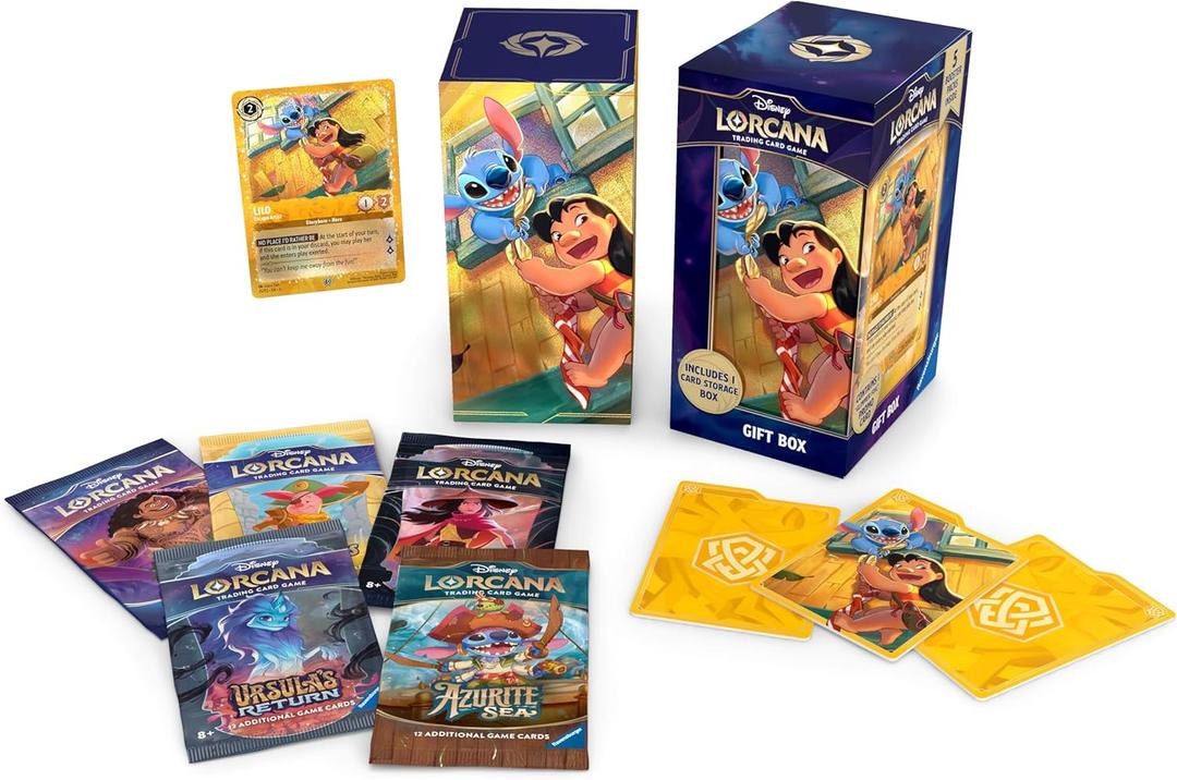 Ravensburger Disney Lorcana TCG: Archazia's Island Gift Set Featuring Lilo - Escape Artist | Original Disney Artwork | Ages 8+