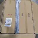 AEULYTIR 60 Inch Black Wagon Wheel Chandelier 2 Tier with Glass Shade, 30 Lights, Modern Farmhouse Style, Ideal for Dining Room, Kitchen, Entryways