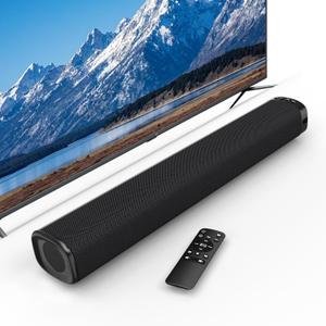 Sound Bar, Surround Sound System for TV Sound Bar for TV, 120W Sound Bar for Smart TV, 3D Home Theater Audio with HD ARC/Bluetooth/Optical, Perfect for Movies, Music,Parties (Black-SL01)