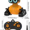 Robots for Kids, 2.4Ghz Remote Control Robot Toys with LED Eyes & Flexible Arms, Dance & Sounds, RC Toys for 3 4 5 6 7 8 Year Old Boys Girls (Orange)