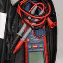 KAIWEETS Digital Clamp Meter Multimeter with D-Shaped Jaw for AC/DC Current & Voltage, Auto-ranging 4000 Counts Voltage Tester with Flashlight Backlight, Measuring Temperature Continuity Diode NCV