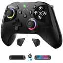 FASTSNAIL Wireless Controller for Nintendo Switch 2/1/OLED, Hall Effect Joystick P-Controller with 12 RGB/Programming/Motion Control/Gyro Axis/Turbo/Vibration/Screenshot/Wake up